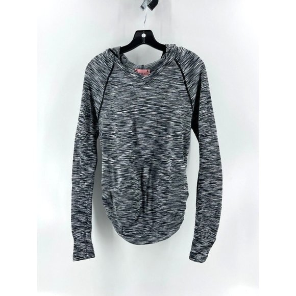 Emma's Expressions Maternity Women's Gray Hooded Sweatshirt Hoodie Size Medium - Picture 1 of 11